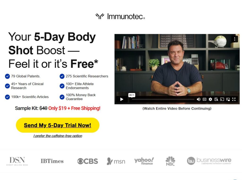 Your 5-Day Body Shot Boost